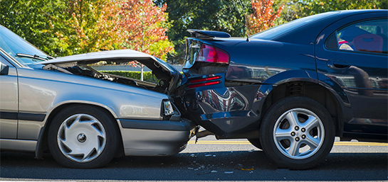 Accidente contra coche sin seguro