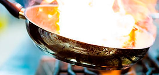Cómo actuar ante un incendio en la cocina